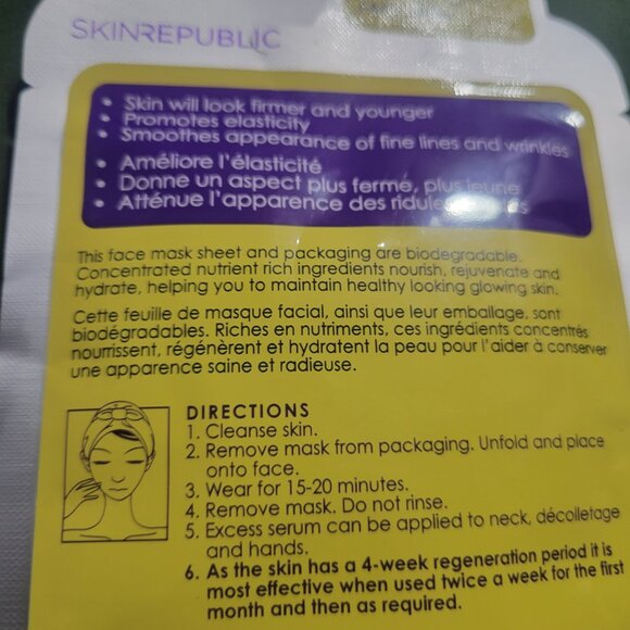 Collagen Serum Face Mask Sheet and Hand Cream - Picture 7 of 8